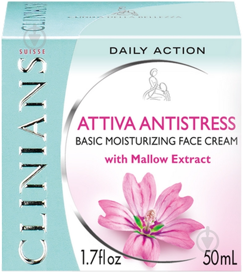 Крем дневной Clinians Daily Action ATTIVA ANTISTRESS 50 мл - фото 1 Крем дневной Clinians Daily Action ATTIVA ANTISTRESS 50 мл - фото 1
