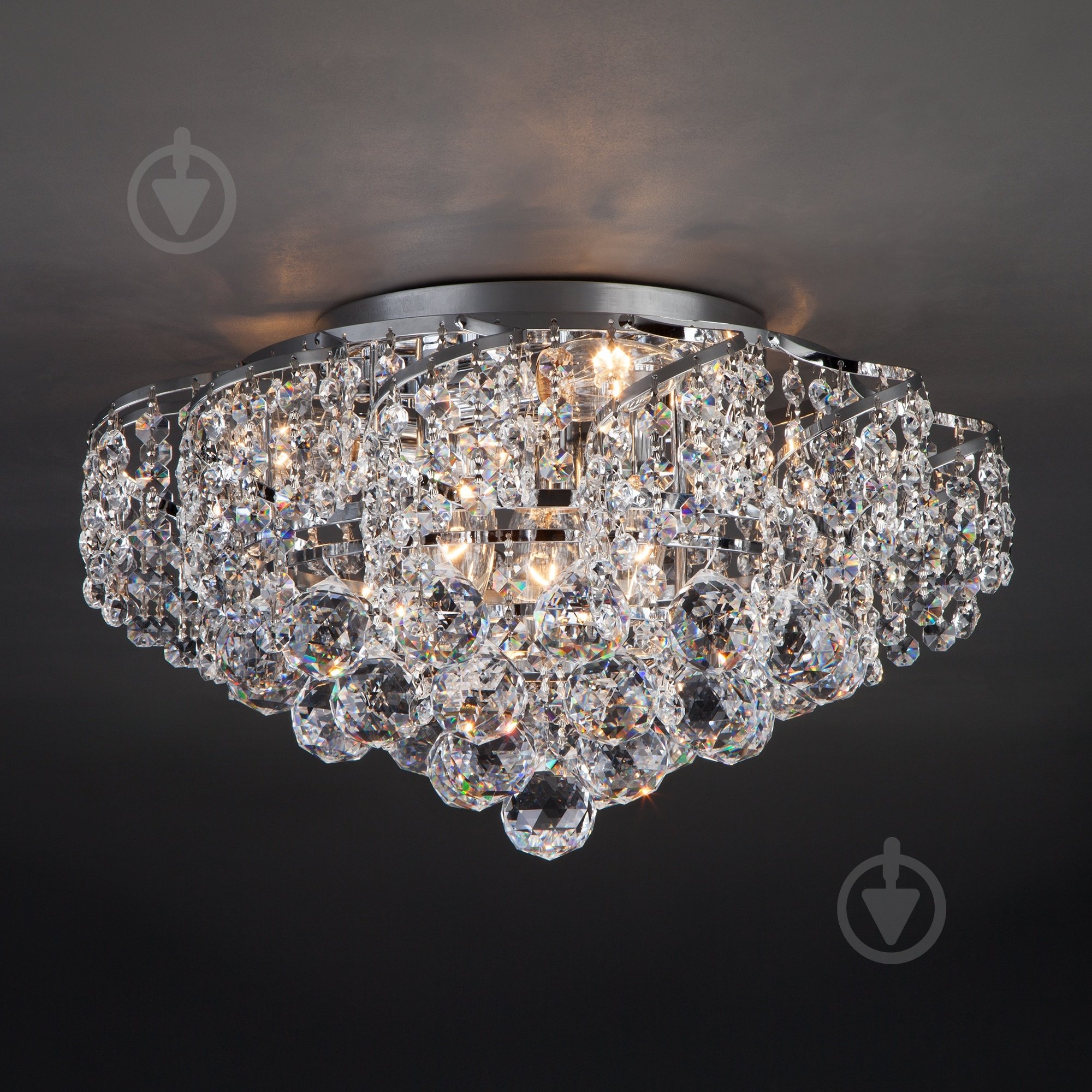 Люстра потолочная Strotskis Charm 16017/6 6x60 Вт E27 хром - фото 2 Люстра потолочная Strotskis Charm 16017/6 6x60 Вт E27 хром - фото 2