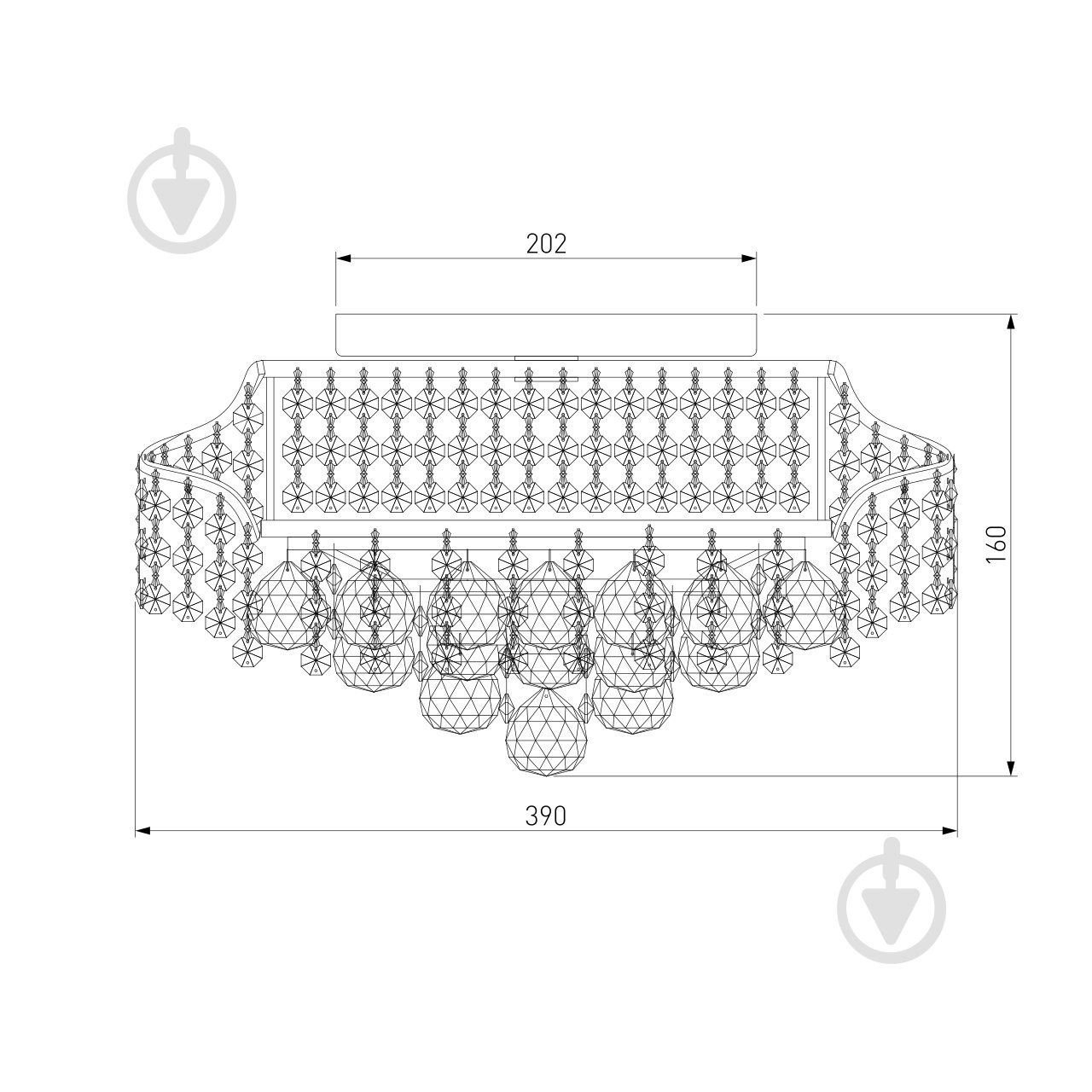 Люстра потолочная Strotskis Charm 16017/6 6x60 Вт E27 хром - фото 5 Люстра потолочная Strotskis Charm 16017/6 6x60 Вт E27 хром - фото 5