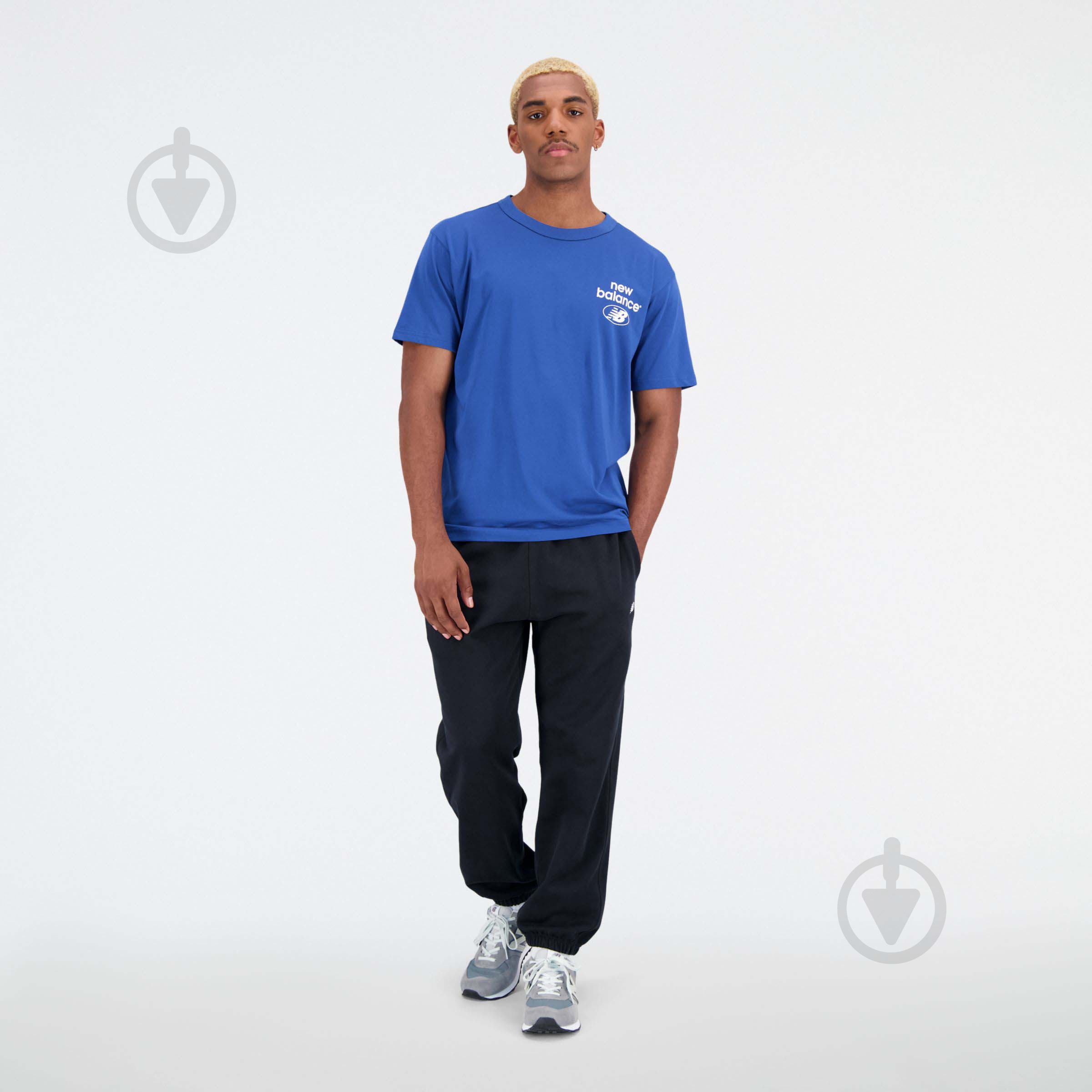 Футболка New Balance ESSENTIALS REIMAGINED MT31518ATE р.L синій - фото 5 Футболка New Balance ESSENTIALS REIMAGINED MT31518ATE р.L синій - фото 5