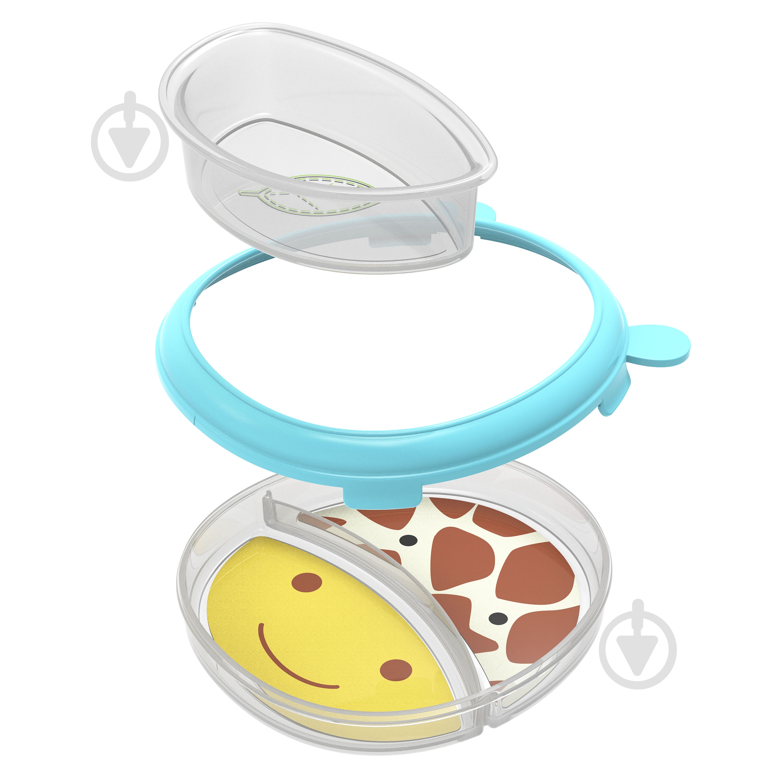 Тарелка Skip Hop Smart Жираф 252826 - фото 3