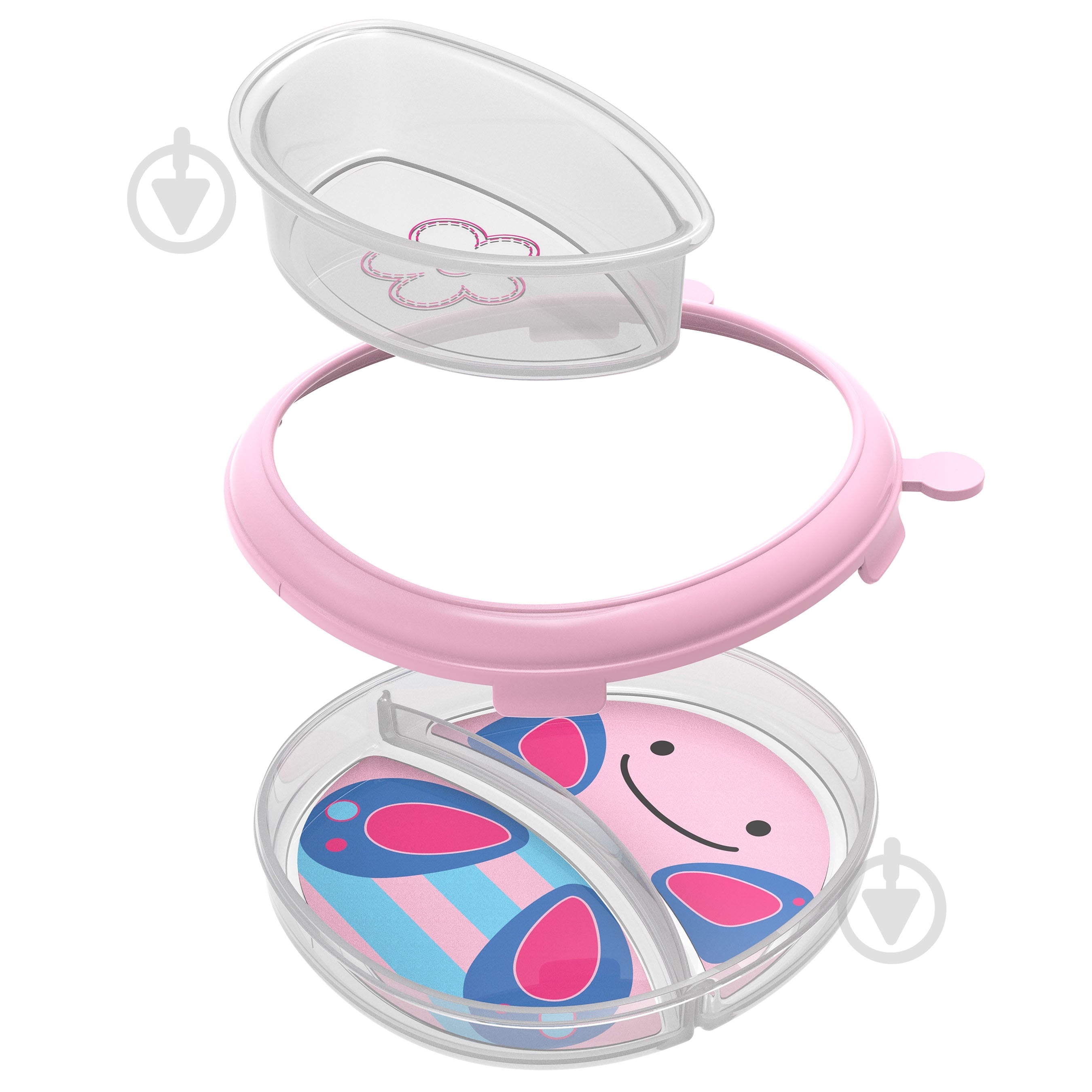 Тарілка Skip Hop Smart Метелик 252230 - фото 4 Тарілка Skip Hop Smart Метелик 252230 - фото 4