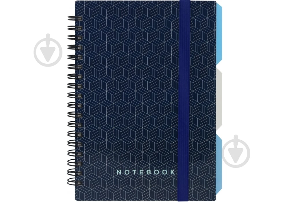 Блокнот Optima DESIGN 45 B6 спіраль з розділювачами 100 арк. клітинка O20358-45 - фото 1 Блокнот Optima DESIGN 45 B6 спіраль з розділювачами 100 арк. клітинка O20358-45 - фото 1