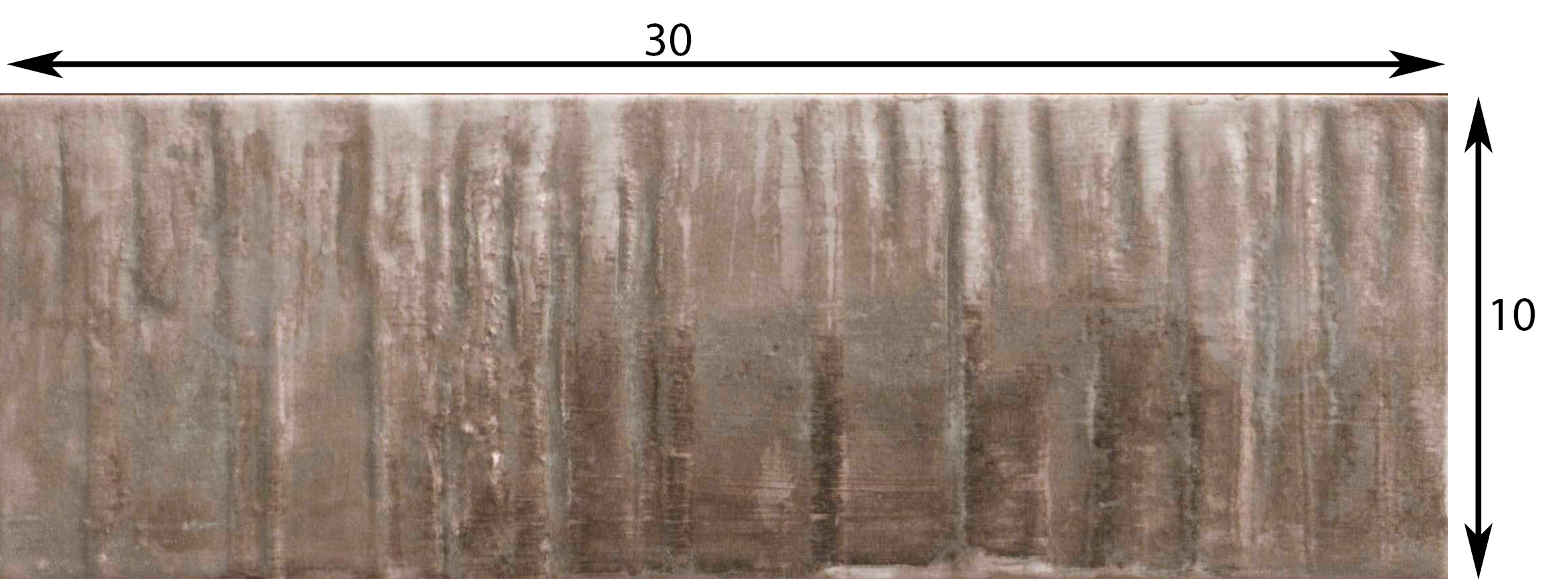 Плитка Mainzu Oldwood Grey 10x30 см - фото 2