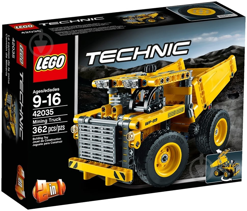 Конструктор LEGO Technic Кар'єрний самоскид 42035 - фото 1