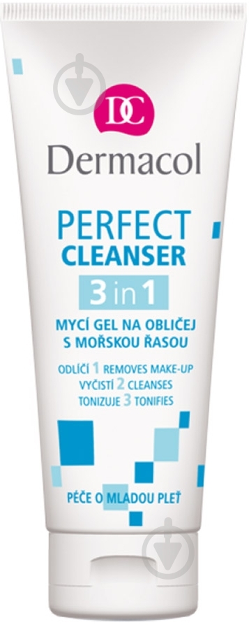Гель для умывания Dermacol Идеальное очищение 3 в 1 100 мл120 г - фото 1