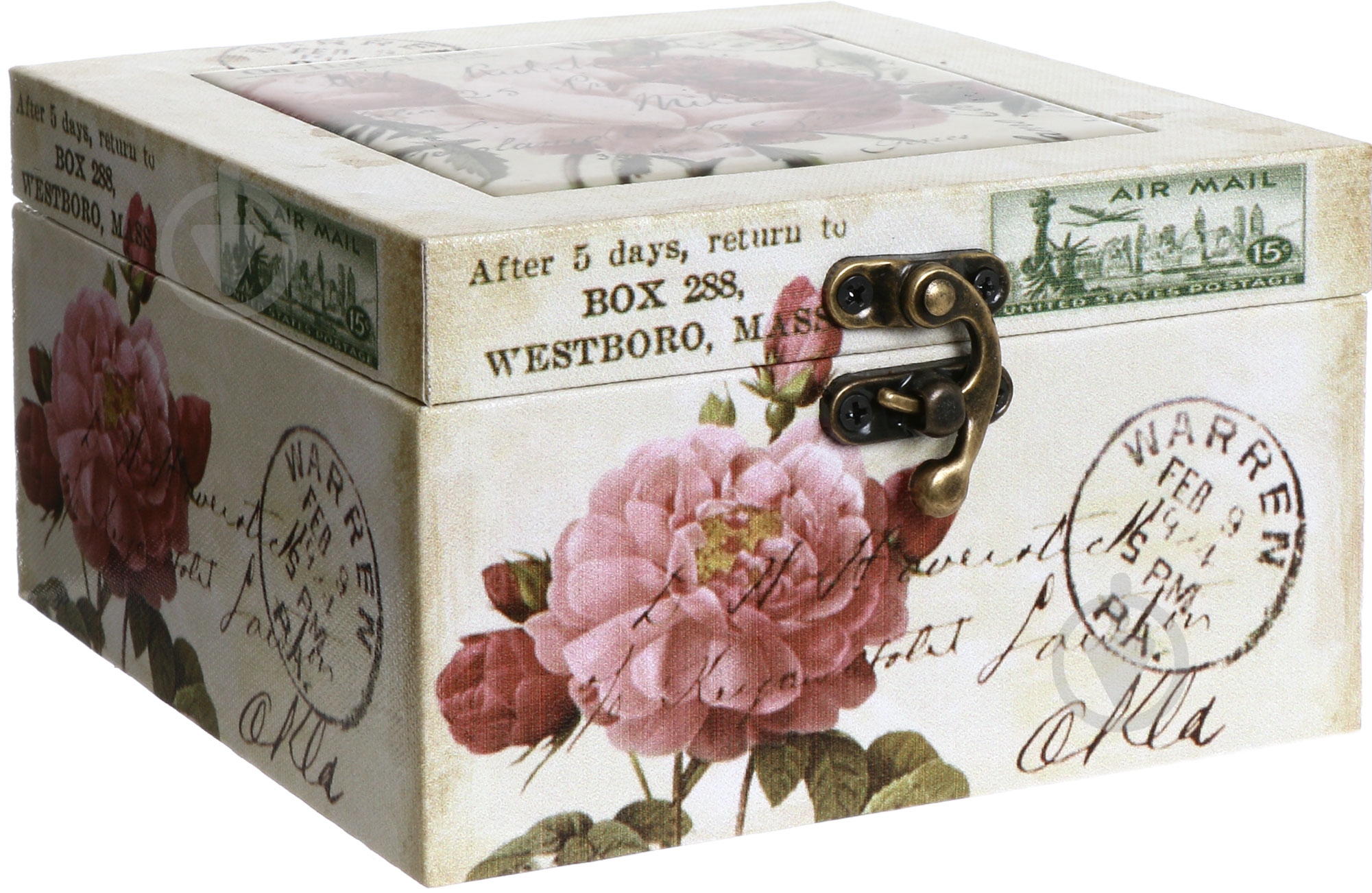 Шкатулка Роза XXE9164-7T S - фото 1