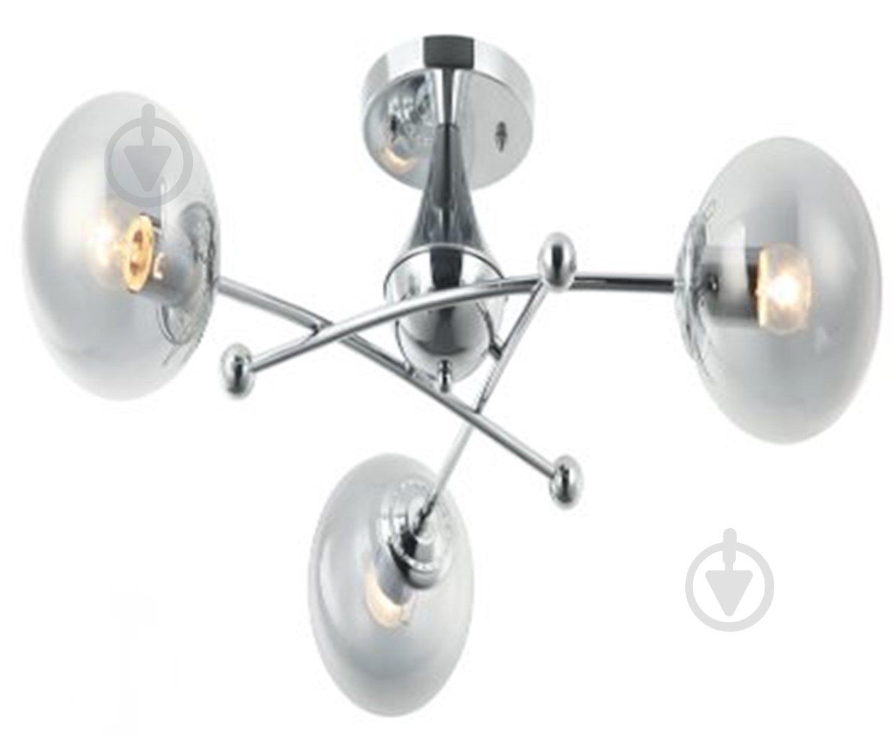 Люстра потолочная Focus Light 3x60 Вт E27 серебряный 3376/3 - фото 1