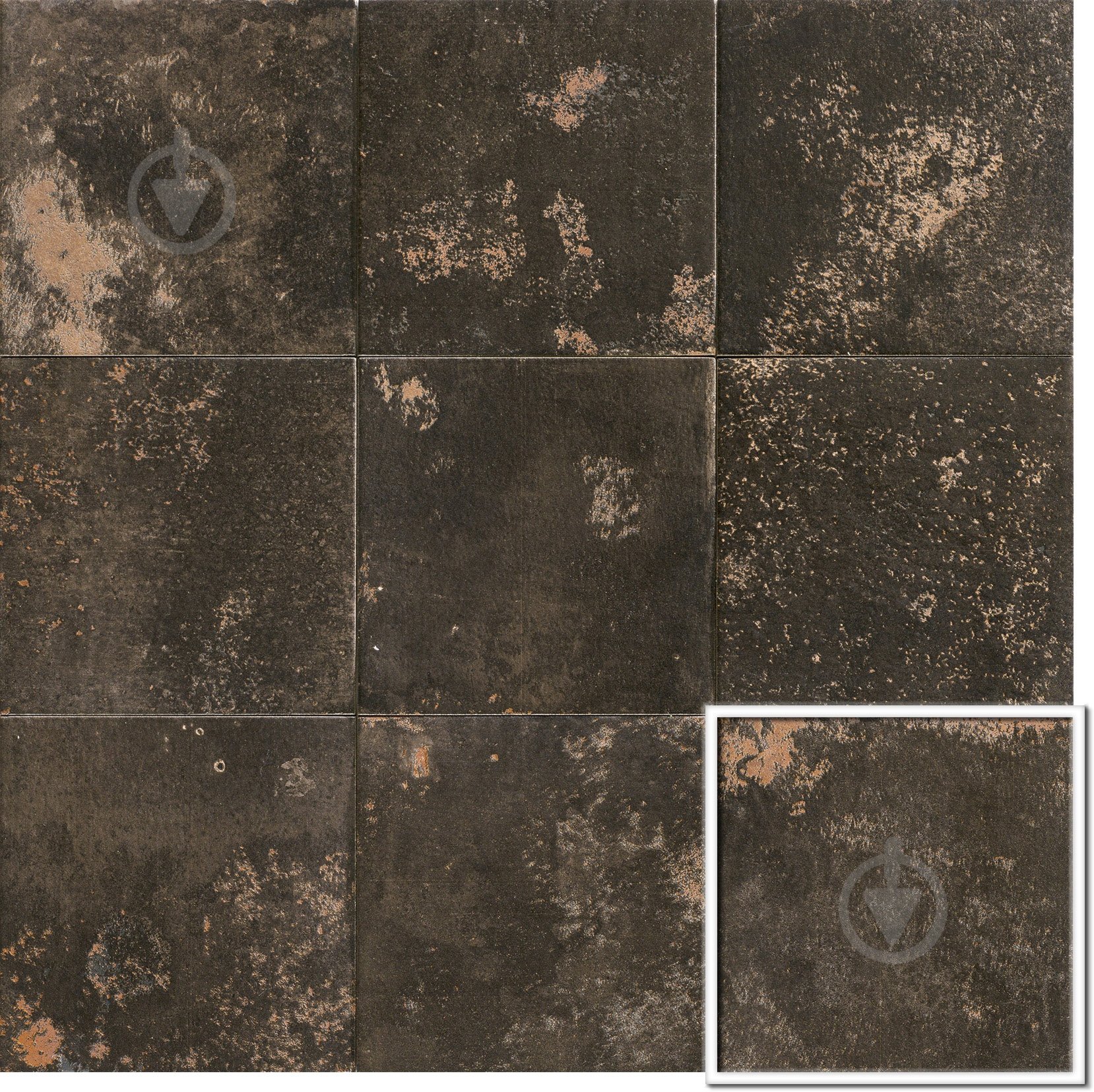 Плитка Mainzu Meraki Black 20x20 см - фото 1