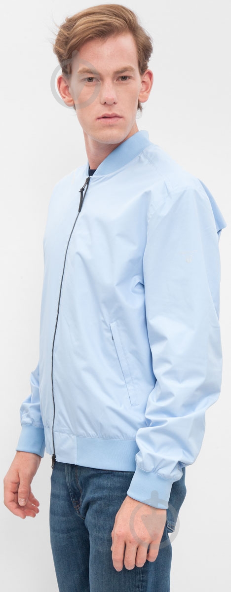 Куртка чоловіча демісезонна Gant O2C. COMMUTER BOMBER 74836-468 р.L блакитна - фото 2 Куртка чоловіча демісезонна Gant O2C. COMMUTER BOMBER 74836-468 р.L блакитна - фото 2