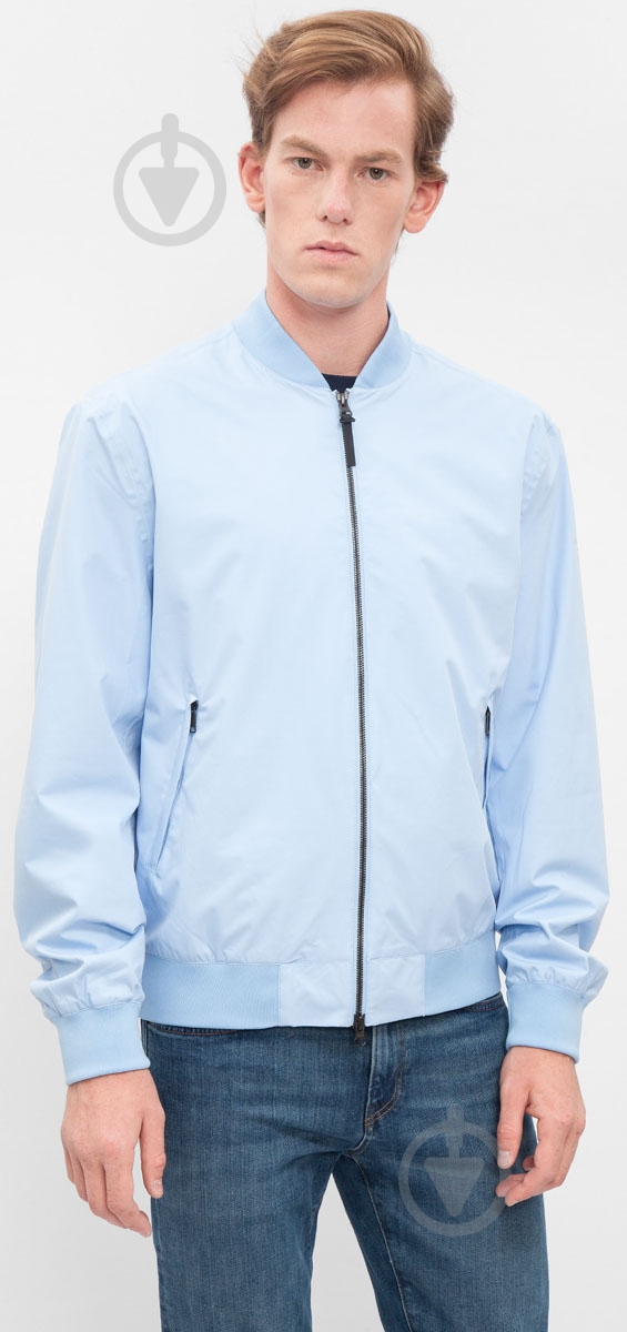 Куртка чоловіча демісезонна Gant O2C. COMMUTER BOMBER 74836-468 р.L блакитна - фото 1 Куртка чоловіча демісезонна Gant O2C. COMMUTER BOMBER 74836-468 р.L блакитна - фото 1