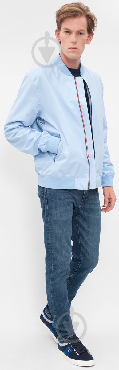 Куртка чоловіча демісезонна Gant O2C. COMMUTER BOMBER 74836-468 р.L блакитна - фото 4 Куртка чоловіча демісезонна Gant O2C. COMMUTER BOMBER 74836-468 р.L блакитна - фото 4