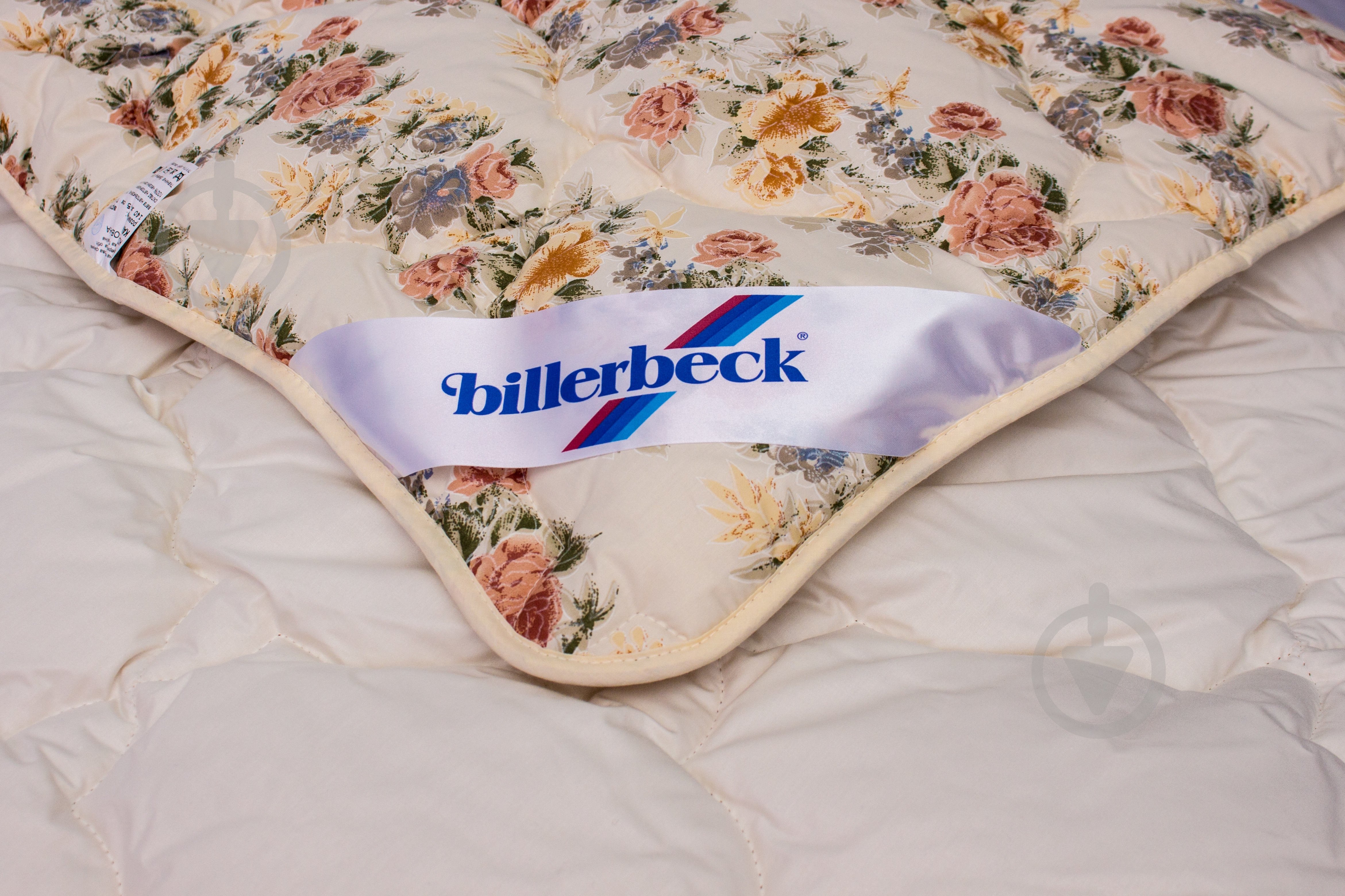 Ковдра Каміла 200x220 см Billerbeck кремовий із квітковим принтом - фото 2