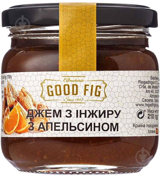Джем Good Fig з інжиру з апельсином 210 г - фото 1