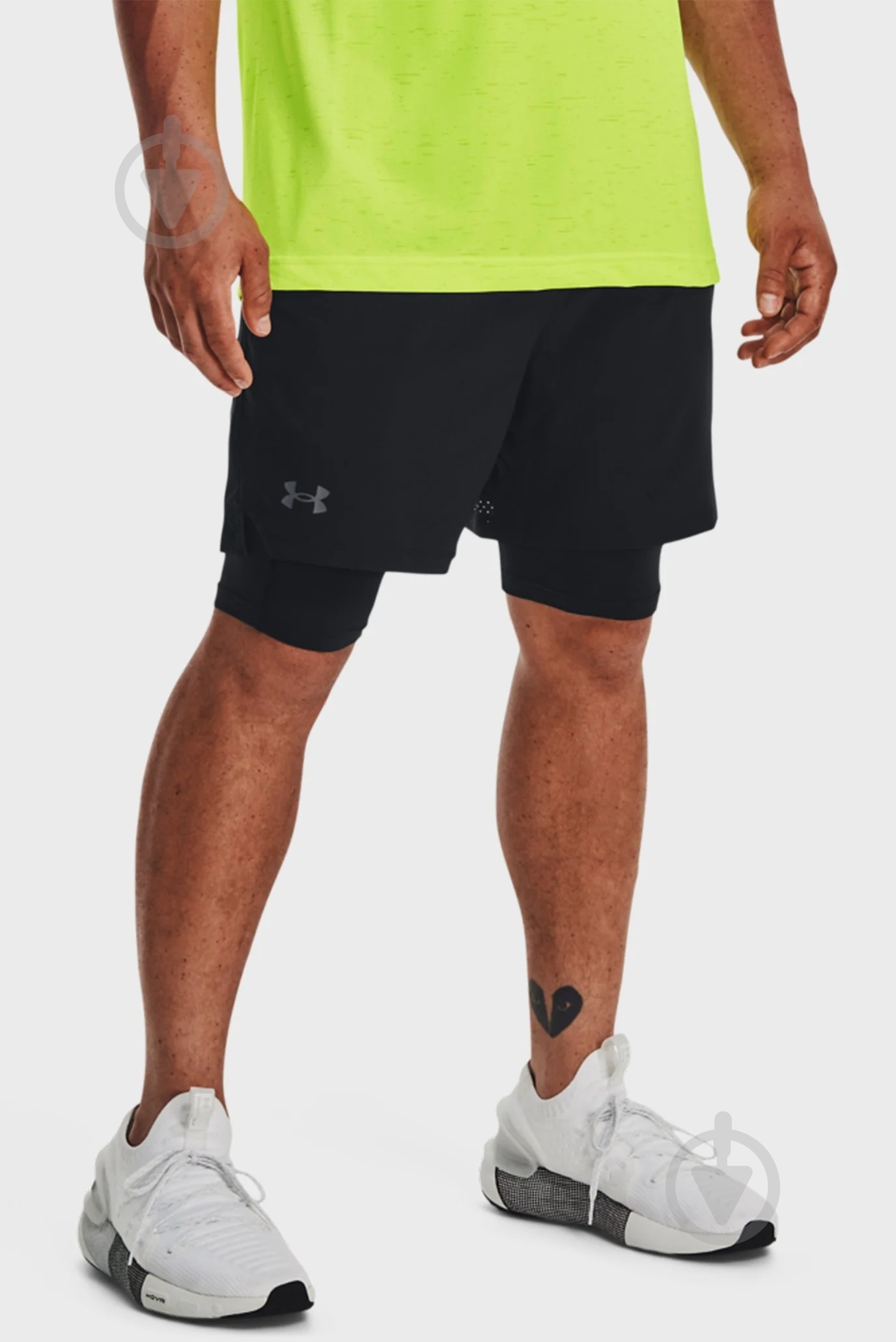 Шорти Under Armour Vanish Woven 2in1 Sts 1373764-002 р. 3XL чорний - фото 1