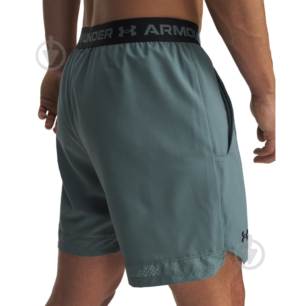 Шорты Under Armour Vanish Woven 6in Shorts 1373718-587 р. S зеленый - фото 4 Шорты Under Armour Vanish Woven 6in Shorts 1373718-587 р. S зеленый - фото 4
