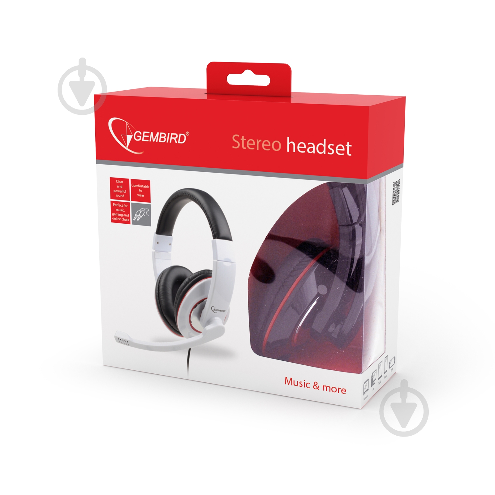 Наушники Gembird MHS-001 - фото 4 Наушники Gembird MHS-001 - фото 4