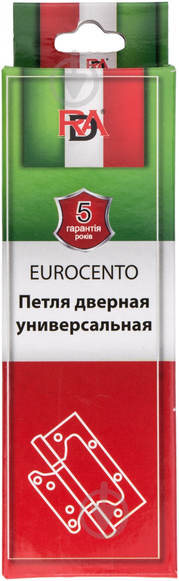 Петля RDA Eurocento 100x2,5 мм латунь 2 шт. - фото 3