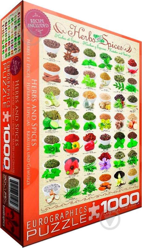 ᐉ Пазл Eurographics Травы и специи 6000-0598 • Купить в Киеве