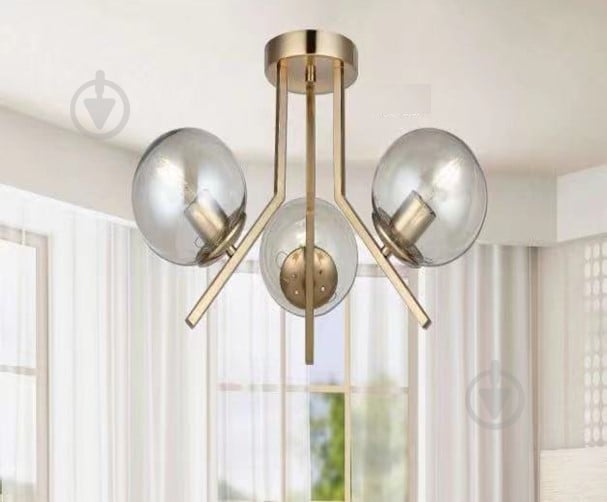 Люстра потолочная Focus Light 3xE27 золото M3337/3 - фото 1