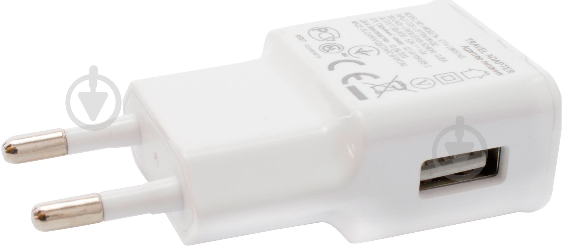 Адаптер EMT USB Af - Europlug белый (6-0328) - фото 3