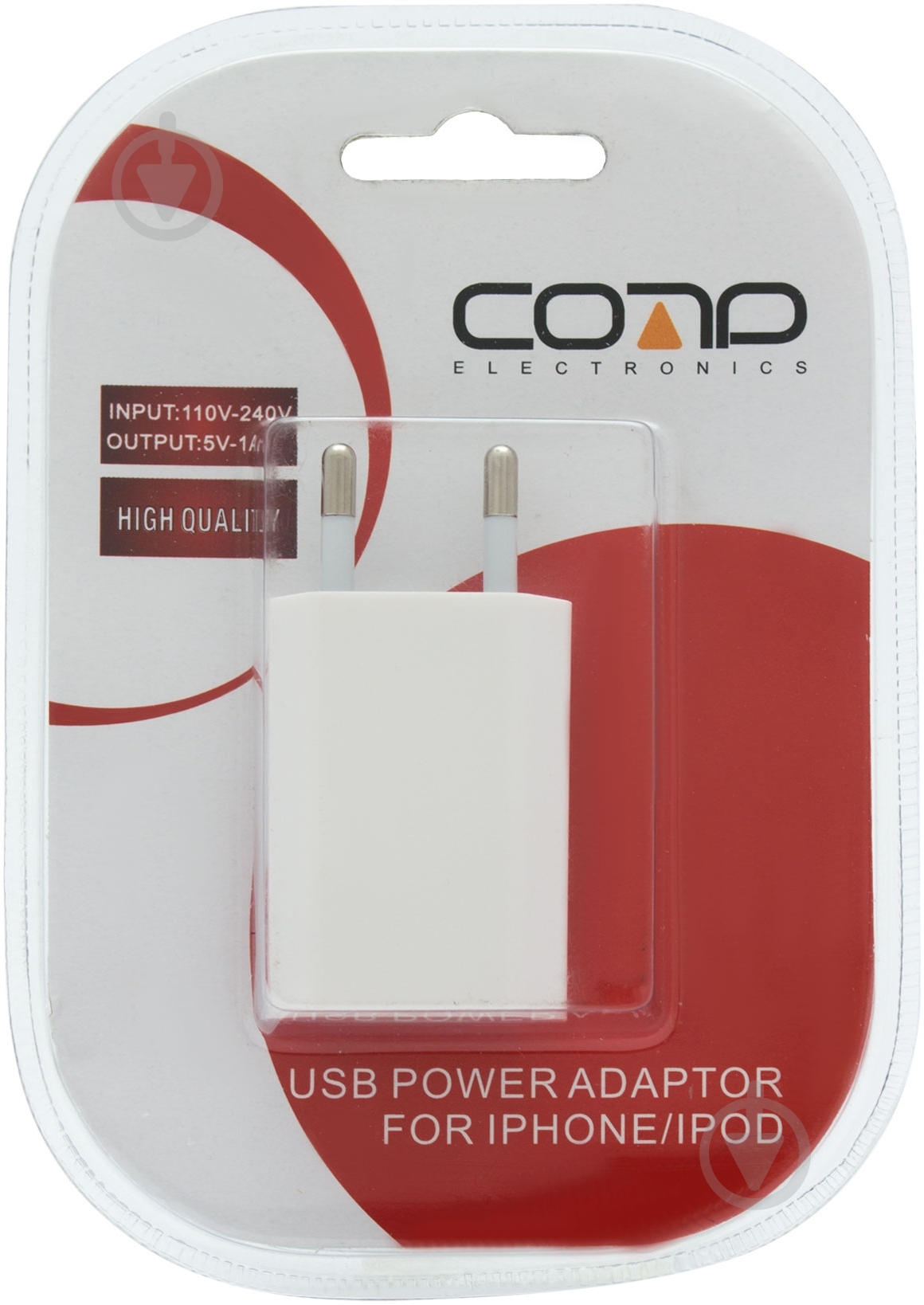 Адаптер EMT USB Af - Europlug белый (6-0325У) - фото 4