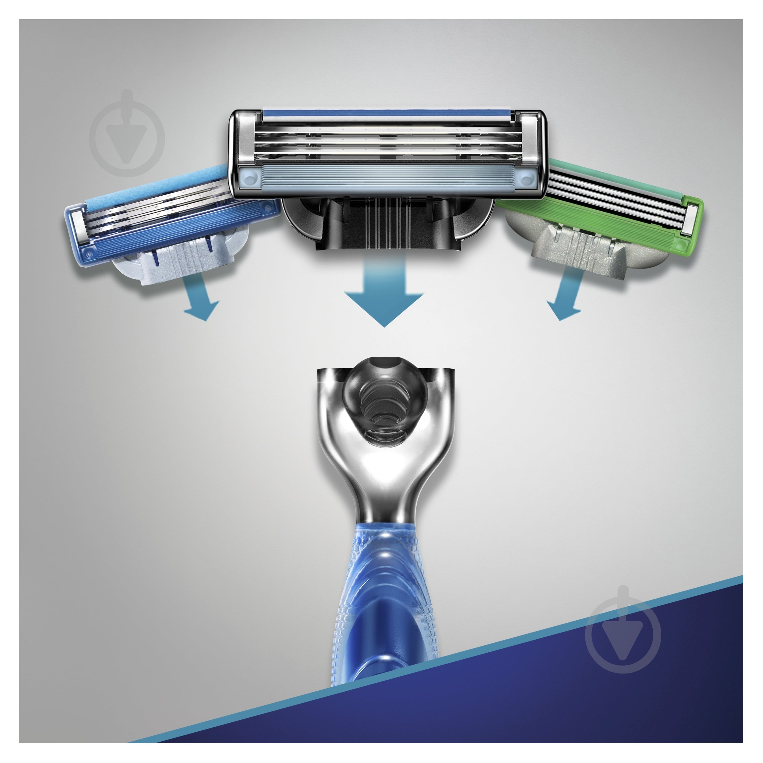 Комплект сменных кассет Gillette Mach 3 Start 4 шт. - фото 6