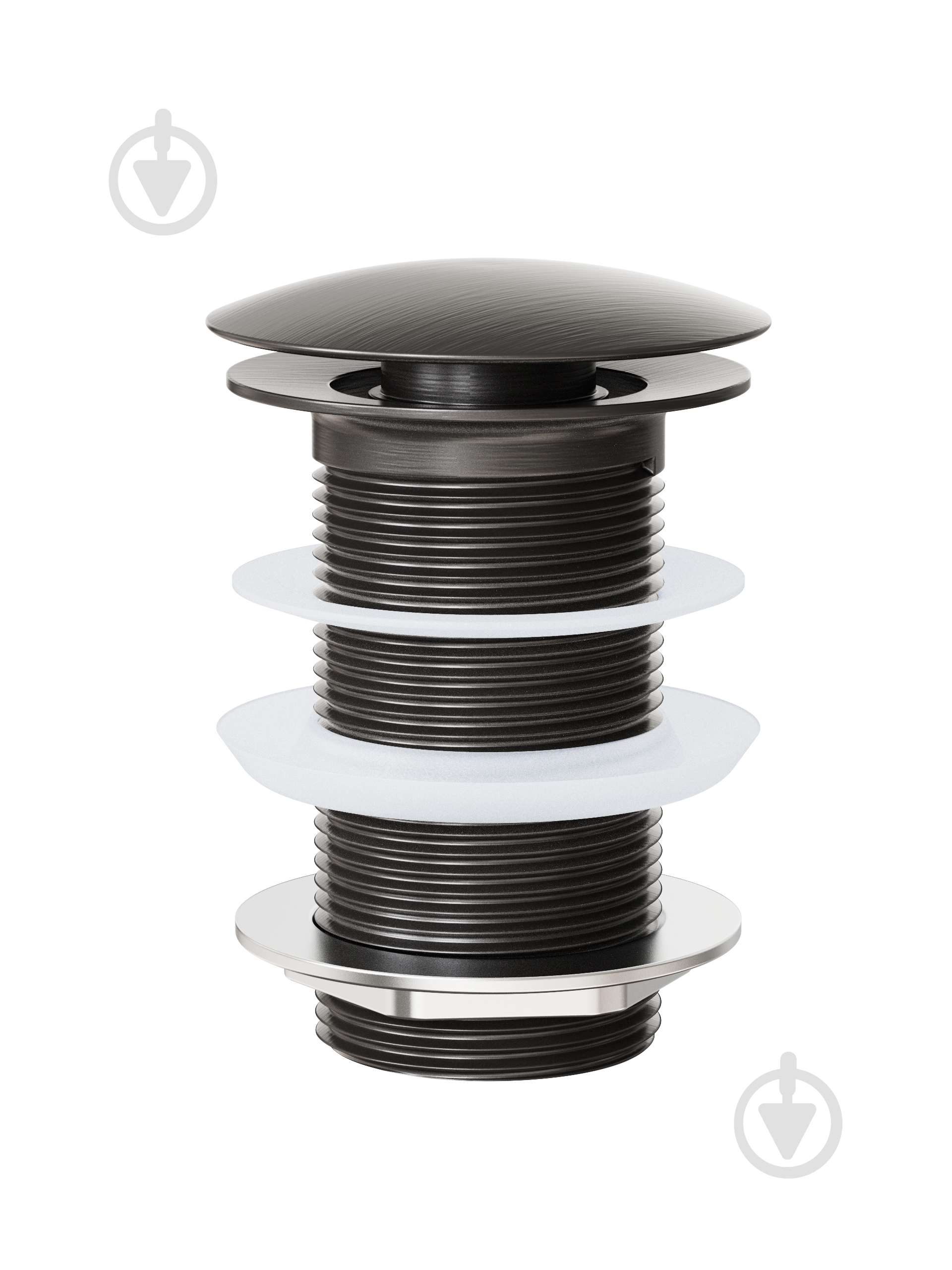 Донный клапан Aqua Rodos 90445 Terra Gun Metal - фото 1