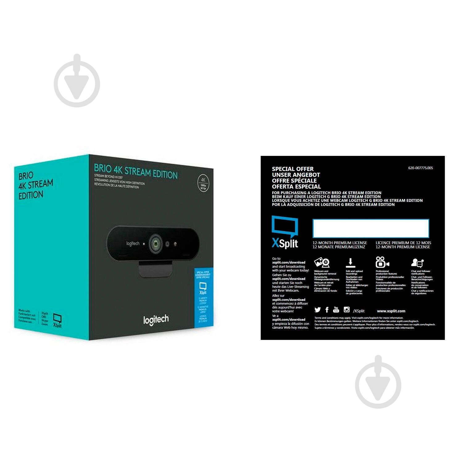 Веб-камера Logitech BRIO 4K STREAM EDITION 960-001194 - фото 11 Веб-камера Logitech BRIO 4K STREAM EDITION 960-001194 - фото 11