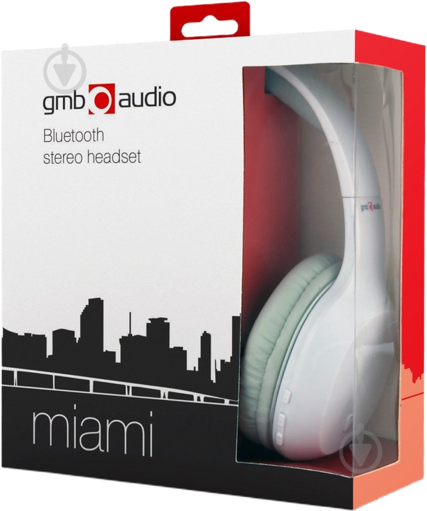 Навушники GMB audio BHP-MIA-W white Маямі - фото 5