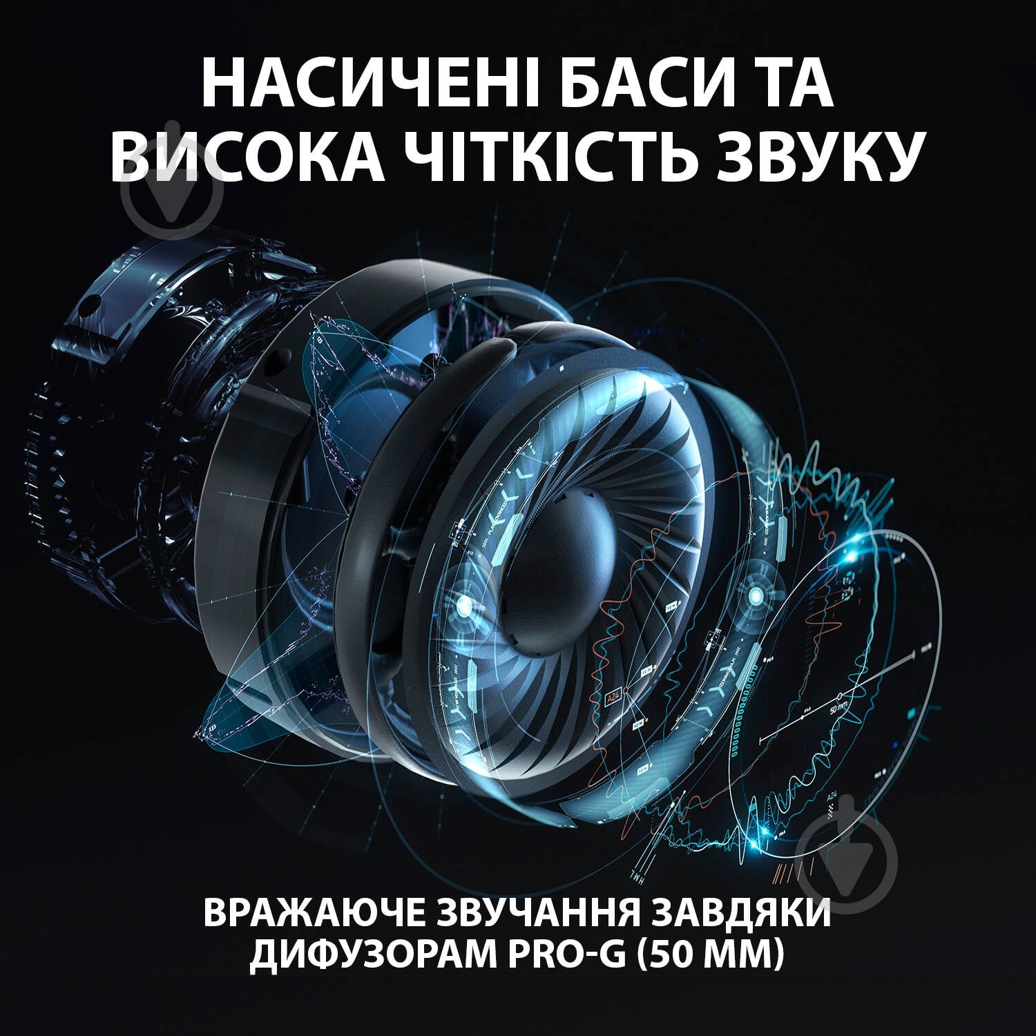 Гарнитура игровая Logitech G635 Gaming Headset black (981-000750) - фото 2