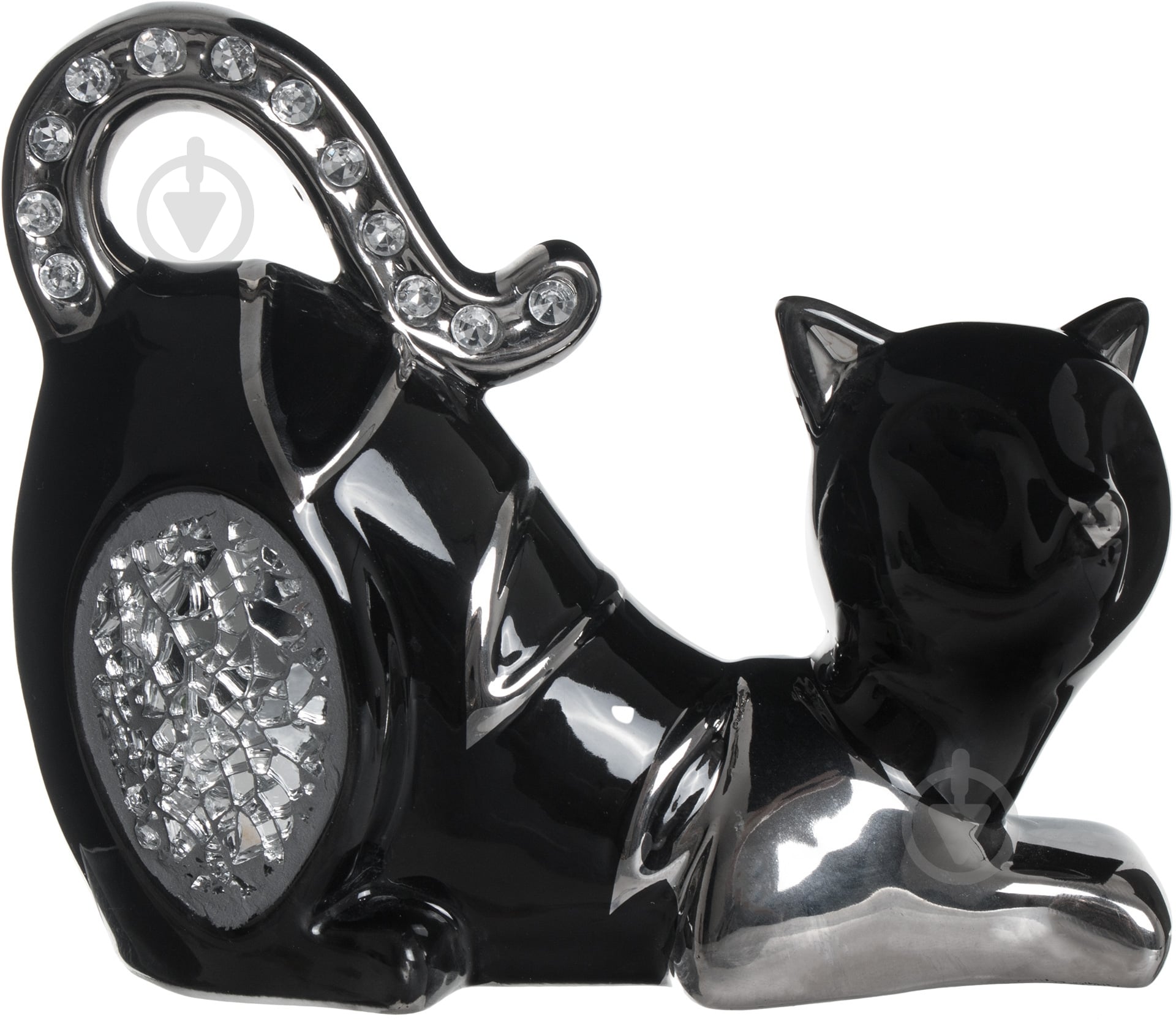 Статуэтка кошка HY21248-2BS 15х12 см черно-серебряный - фото 1 Статуэтка кошка HY21248-2BS 15х12 см черно-серебряный - фото 1