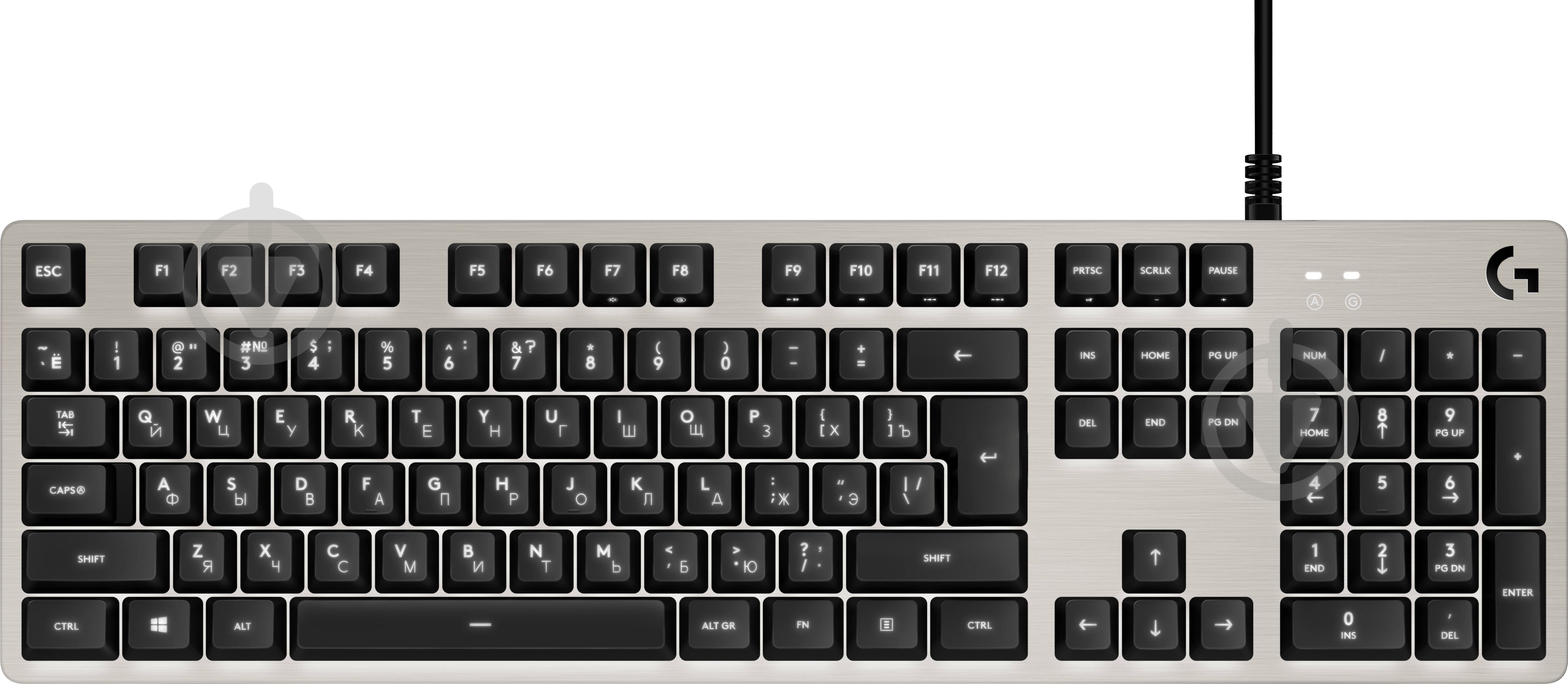 Клавіатура Logitech G413 (920-008516) white - фото 1