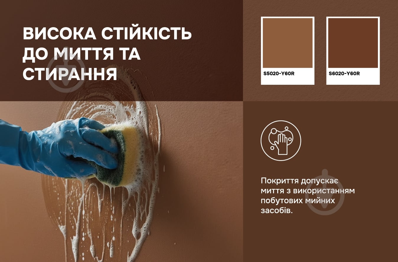 Краска интерьерная латексная Ceresit IN 52 Super мат JAVA 4 3 л - фото 6