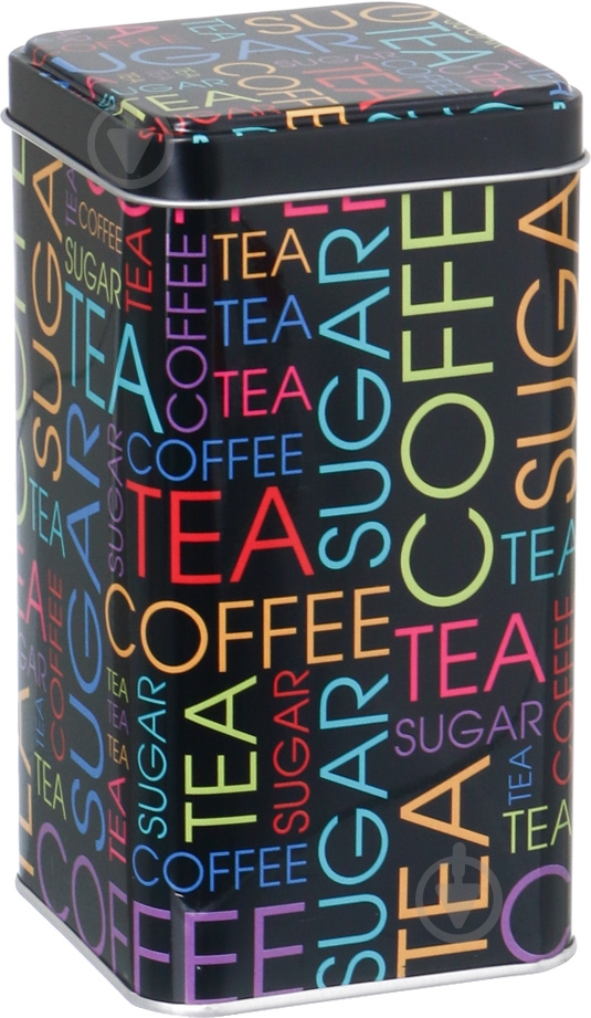 Банка с крышкой Coffee Black 8x8x14 см - фото 1