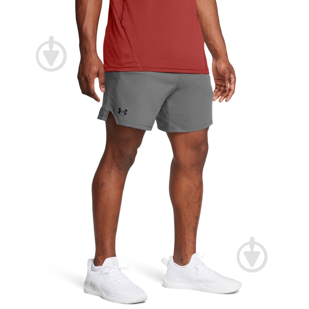 Шорты Under Armour Vanish Woven 6in Shorts 1373718-027 р. S серый - фото 1 Шорты Under Armour Vanish Woven 6in Shorts 1373718-027 р. S серый - фото 1