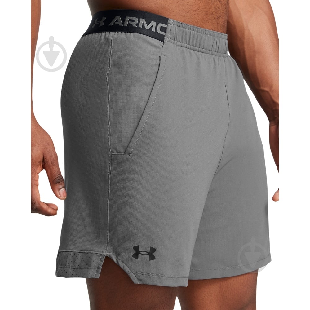 Шорты Under Armour Vanish Woven 6in Shorts 1373718-027 р. S серый - фото 6 Шорты Under Armour Vanish Woven 6in Shorts 1373718-027 р. S серый - фото 6