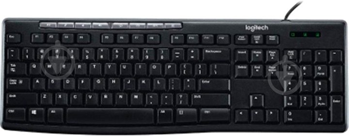 Клавиатура Logitech Media Keyboard K200 (920-008814) black - фото 4