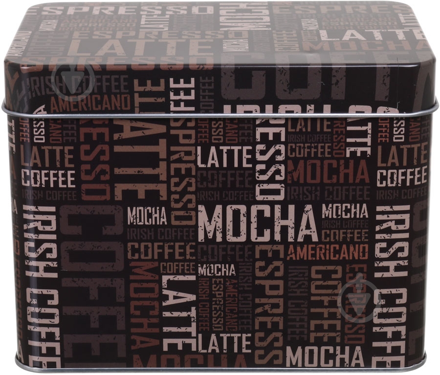 Банка жестяная Latte 16,5х11х12,5 см - фото 2