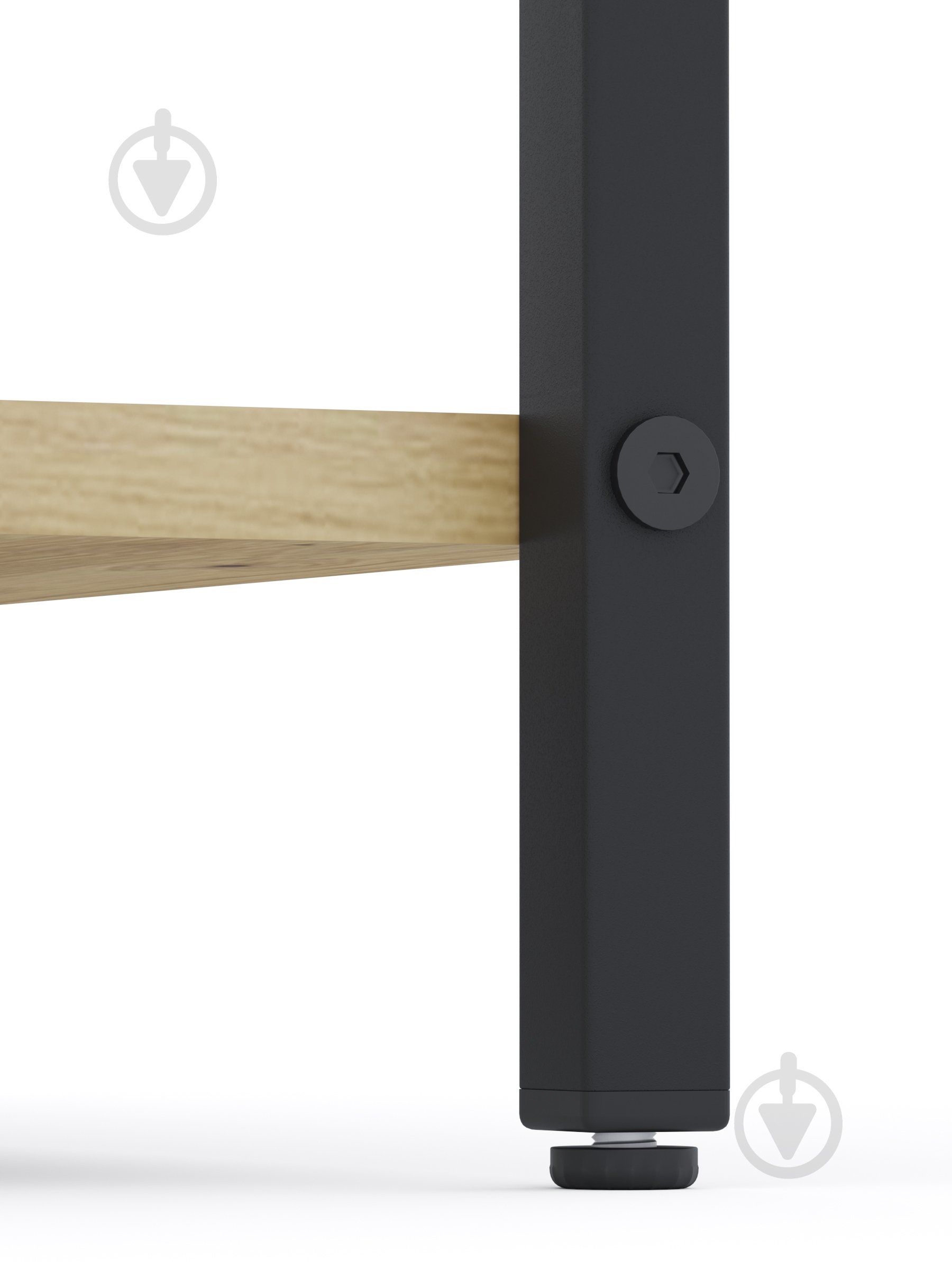 Стелаж металевий 1700x800x350 мм Меткас антрацит/дуб артізан ЛДСП полиці 5 шт. фарбований - фото 4 Стелаж металевий 1700x800x350 мм Меткас антрацит/дуб артізан ЛДСП полиці 5 шт. фарбований - фото 4