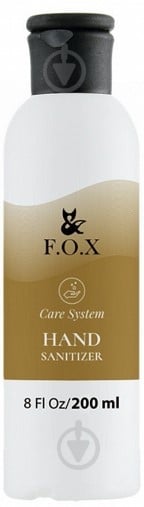 Средство дезинфицирующее F.O.X Hand Sanitizer 200 мл - фото 1