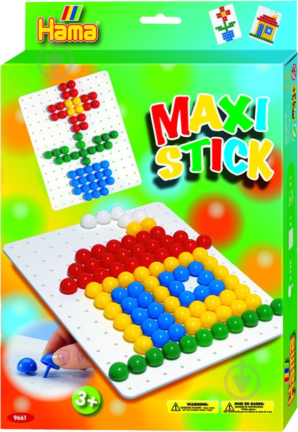 Мозаика Hama Домик Maxi Stick 9661 - фото 1 Мозаика Hama Домик Maxi Stick 9661 - фото 1
