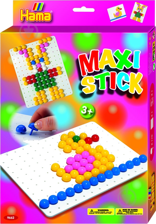 Мозаика Hama Уточка Maxi Stick 9662 - фото 1 Мозаика Hama Уточка Maxi Stick 9662 - фото 1