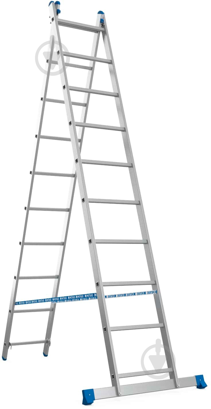 Лестница 2-секционная универсальная Меткас 2х10 - фото 2