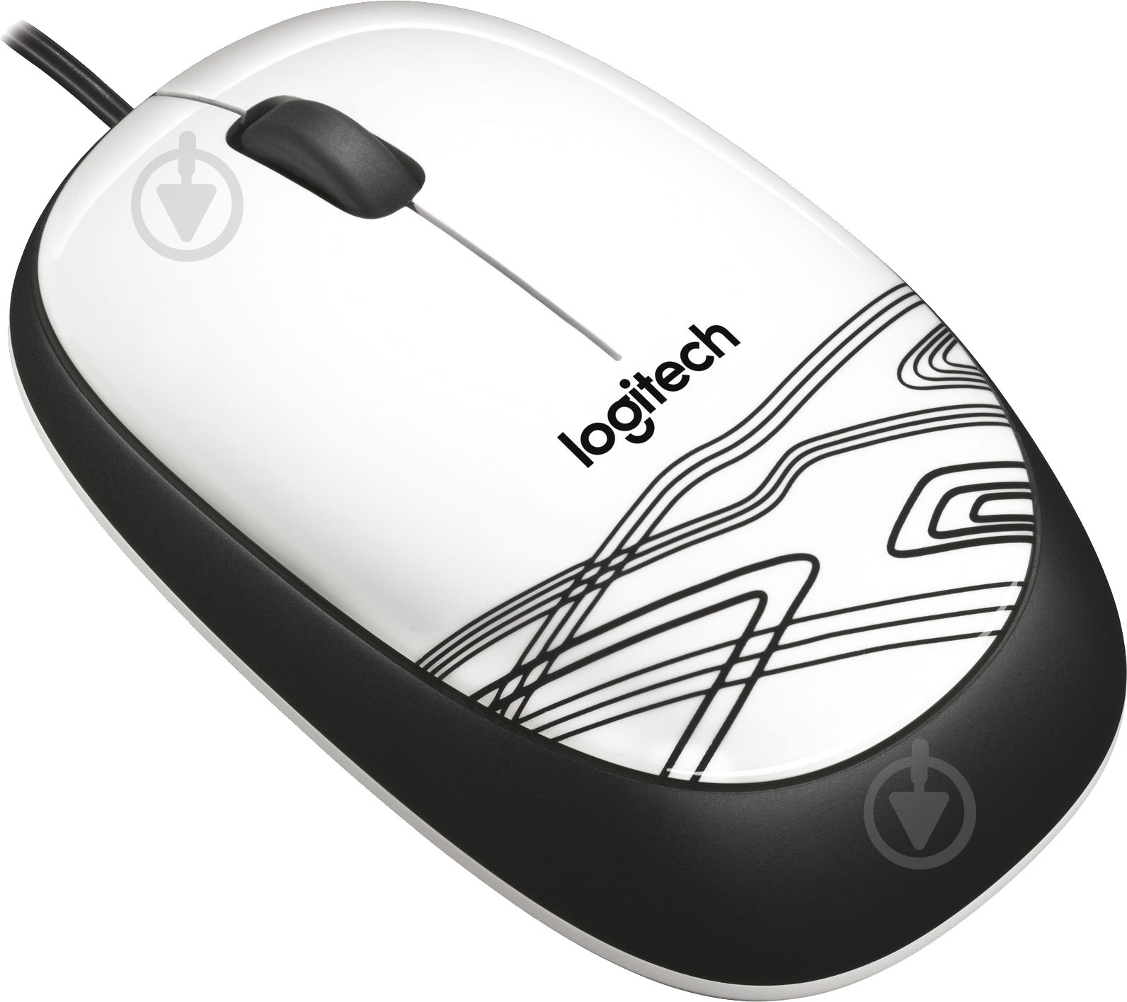 Мышка Logitech Corded Mouse M105 white (910-002944) - фото 3