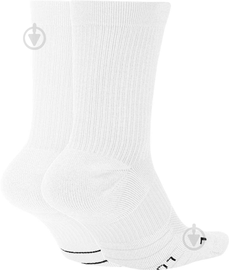 Носки Nike Multiplier SX7557-100 р.L белый 2 шт. - фото 1
