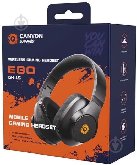 Навушники Canyon EGO GH-15 black (CND-SGHS15B) - фото 7