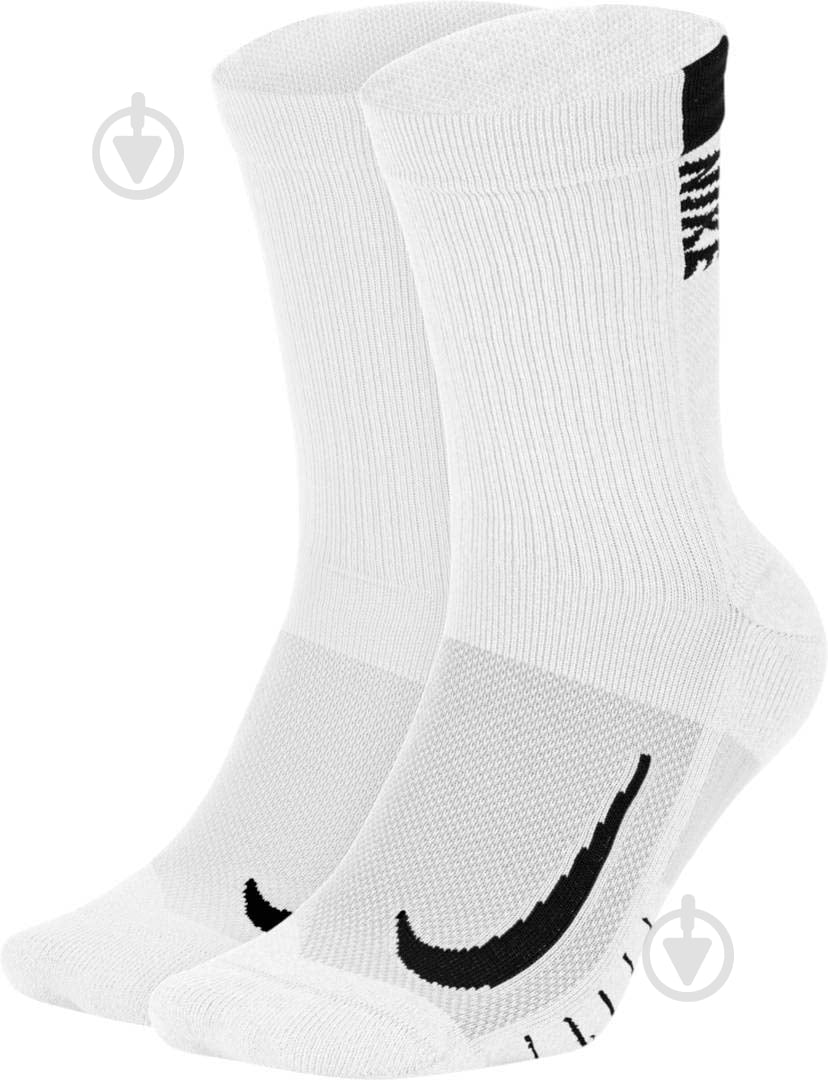 Носки Nike Multiplier SX7557-100 р.S белый 2 шт. - фото 2 Носки Nike Multiplier SX7557-100 р.S белый 2 шт. - фото 2