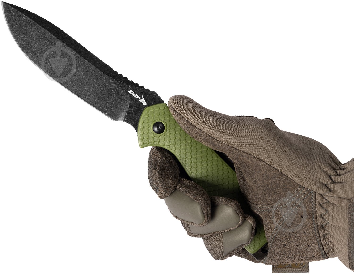 Ніж Skif® Adventure FB BSW оливковий 1765.04.54 - фото 5 Ніж Skif® Adventure FB BSW оливковий 1765.04.54 - фото 5