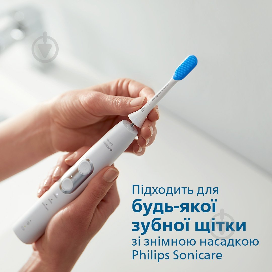 Змінні насадки для електричної щітки Philips TongueCare HX8072/01 - фото 2